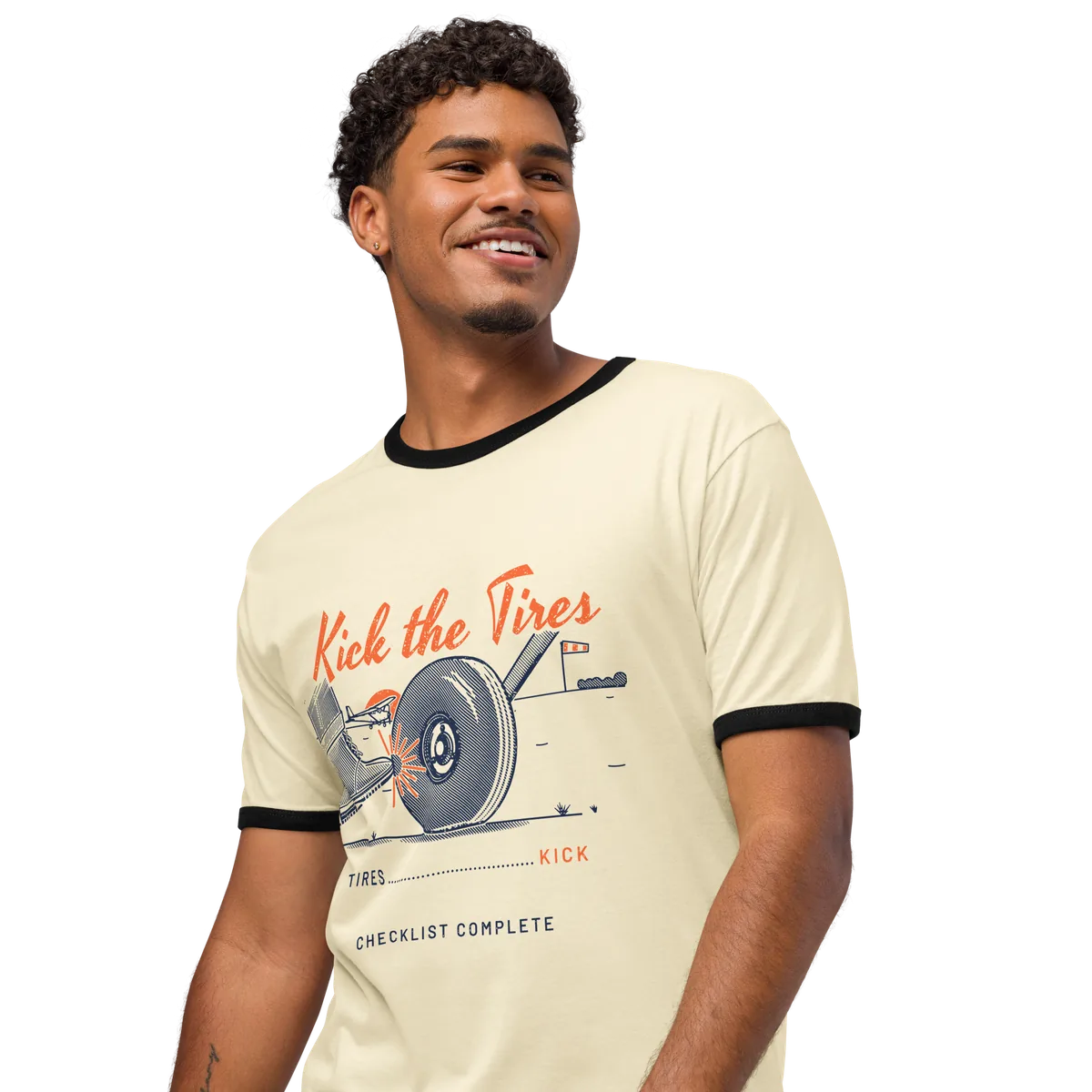Kick the Tires, Natural / Black, front, close