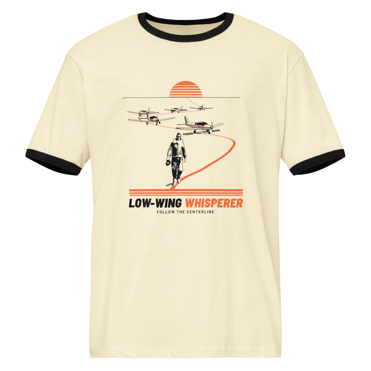 Low-Wing Whisperer, Natural / Black, front
